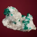 Dioptase on Calcite - image 3