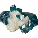 Dioptase on Calcite - image 3