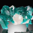 Dioptase on Calcite - image 1