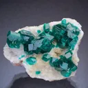 Dioptase on Calcite - image 1