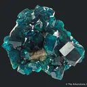 Dioptase on Calcite - image 4