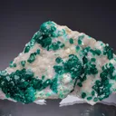 Dioptase on Calcite - image 1