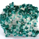 Dioptase on Calcite - image 1