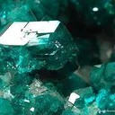 Dioptase on Calcite - image 3