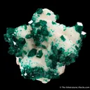 Dioptase on Calcite - image 1