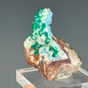 Dioptase on Calcite - image 3