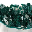 Dioptase on Calcite - image 1