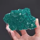 Dioptase on Calcite - image 2