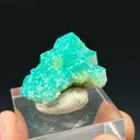Dioptase on Calcite - image 2