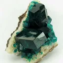 Dioptase on Calcite - image 3