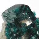 Dioptase on Calcite - image 3