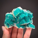 Dioptase on Calcite - image 1