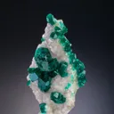 Dioptase on Calcite - image 1
