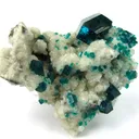 Dioptase on Calcite - image 2