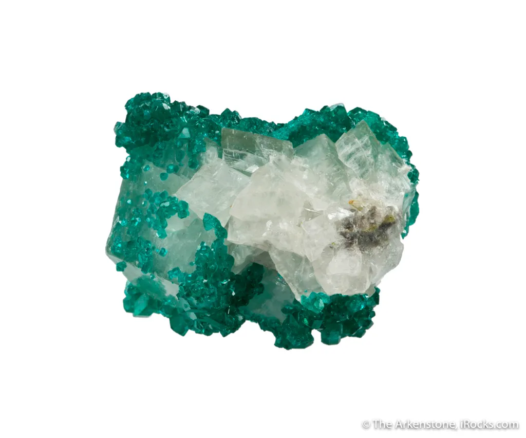 Dioptase on Calcite - image 7