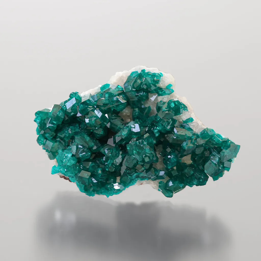 Dioptase on Calcite image