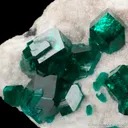 Dioptase on Calcite - image 2
