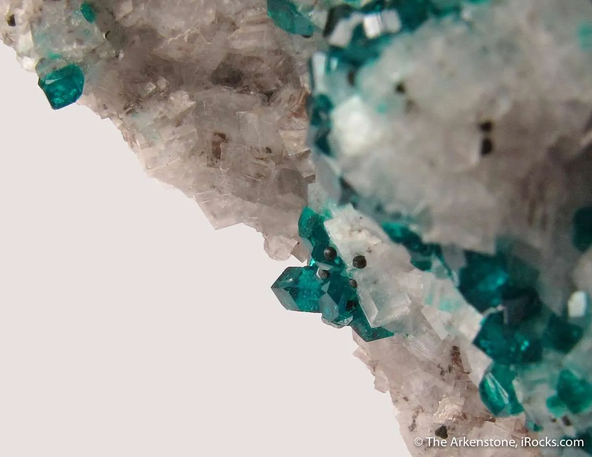 Dioptase on Calcite (fluorescent) - image 4