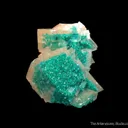 Dioptase on Calcite (fluorescent) - image 2
