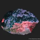 Dioptase on Calcite, with Duftite - image 7