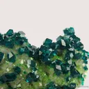Dioptase on Calcite with Duftite - image 3