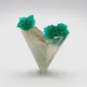 Dioptase on Cerussite - image 2