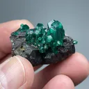 Dioptase on Cerussite - image 2