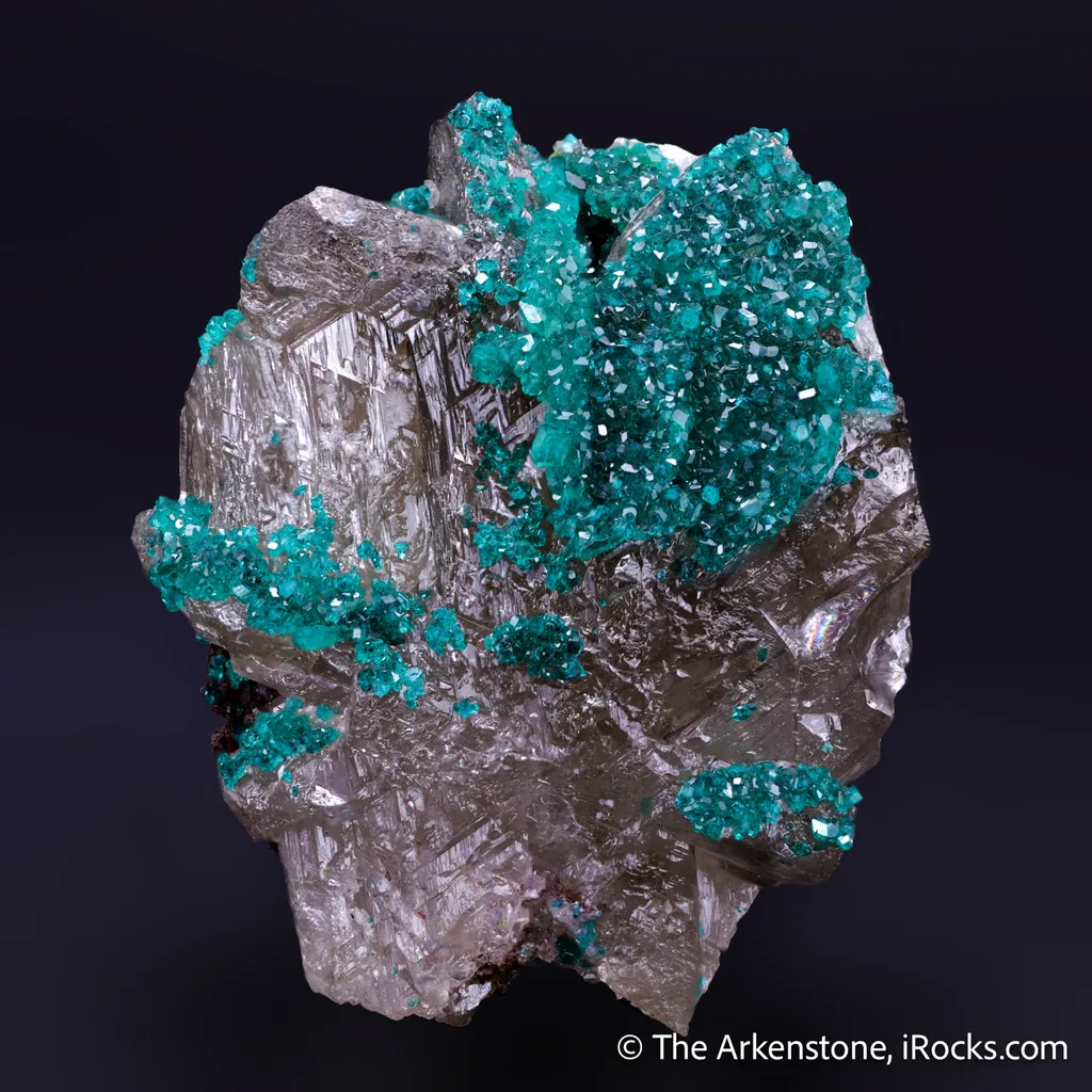 Dioptase on Cerussite image