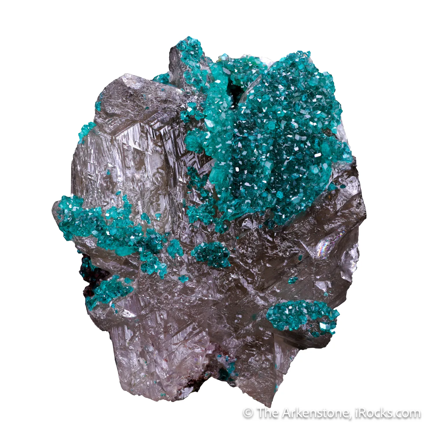 Dioptase on Cerussite - image 4