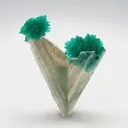 Dioptase on Cerussite - image 1