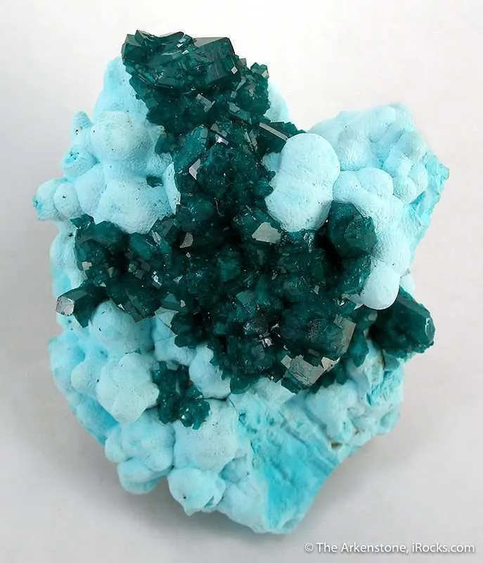 Dioptase on Chrysocolla image