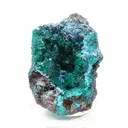 Dioptase on Chrysocolla - image 3