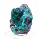 Dioptase on Chrysocolla - image 4
