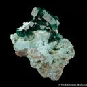 Dioptase on Chrysocolla - image 4