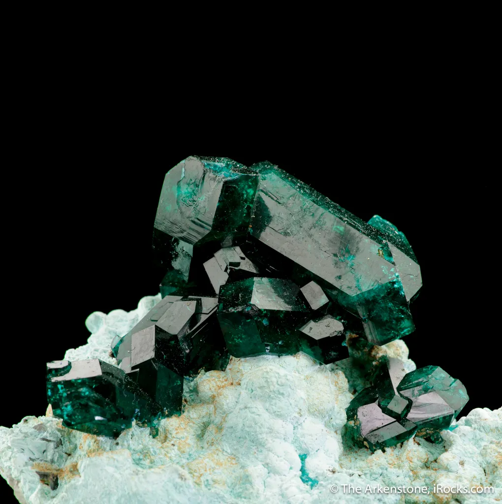 Dioptase on Chrysocolla image