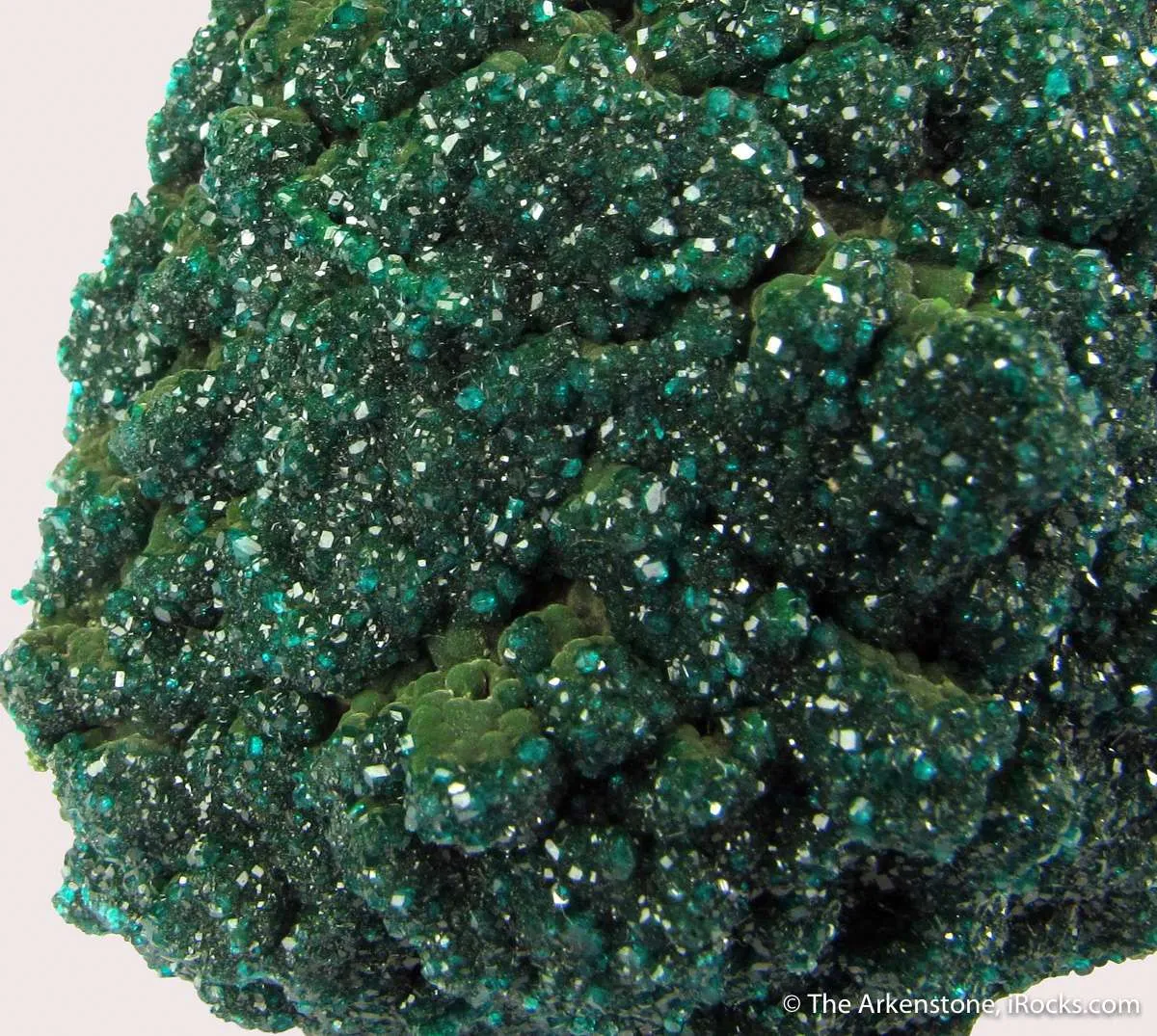 Dioptase on Conichalcite (?) - image 2