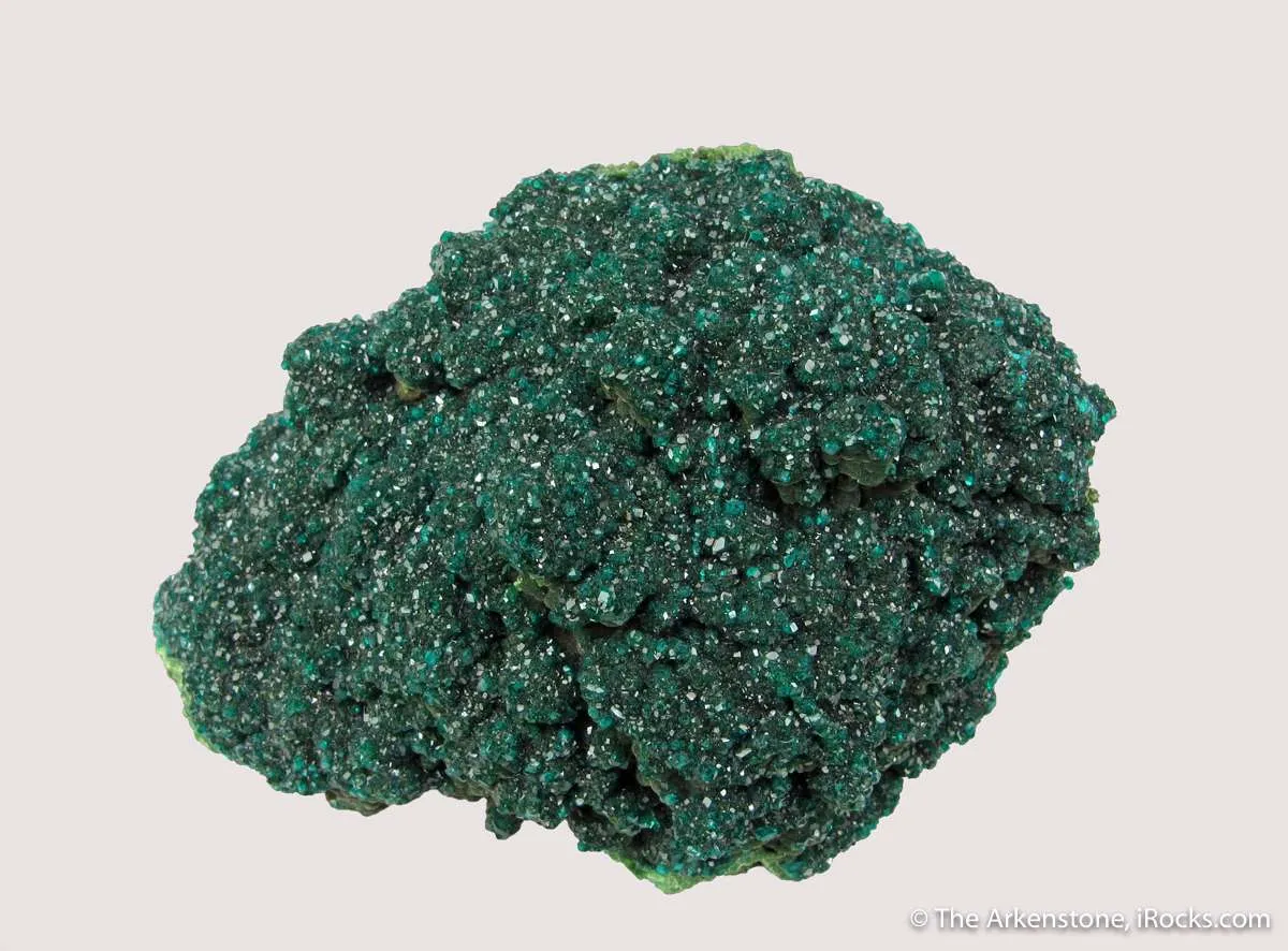 Dioptase on Conichalcite (?) - image 1