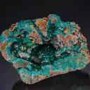 Dioptase on Dolomite - image 1