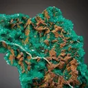 Dioptase on Dolomite - image 1