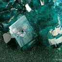 Dioptase on Malachite (Unusual!) - image 3