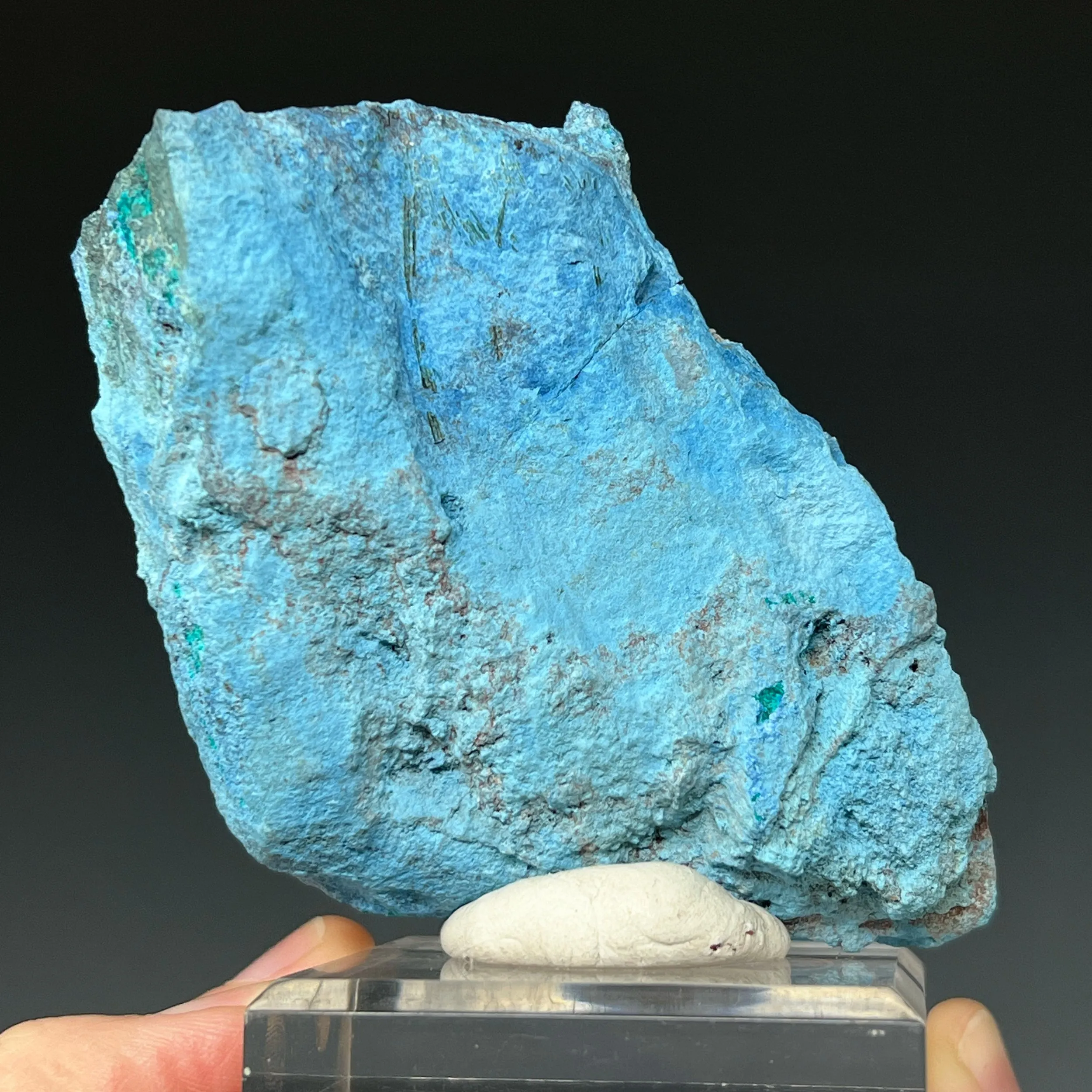 Dioptase on Plancheite - image 5