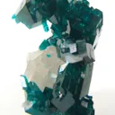 Dioptase on Quartz - image 1