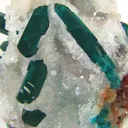 Dioptase on Quartz - image 4