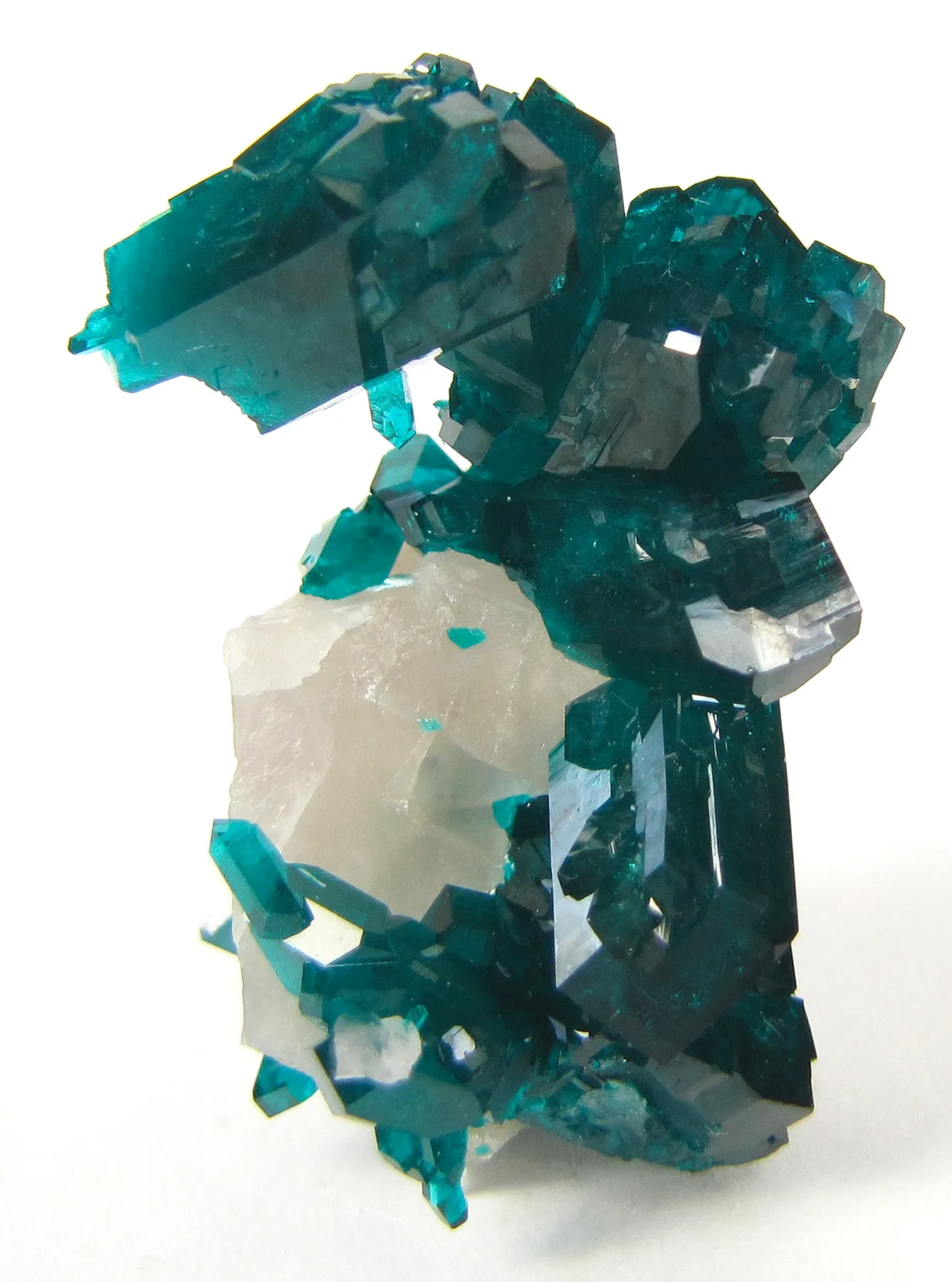 Dioptase on Quartz - image 2