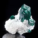 Dioptase on Quartz - image 1