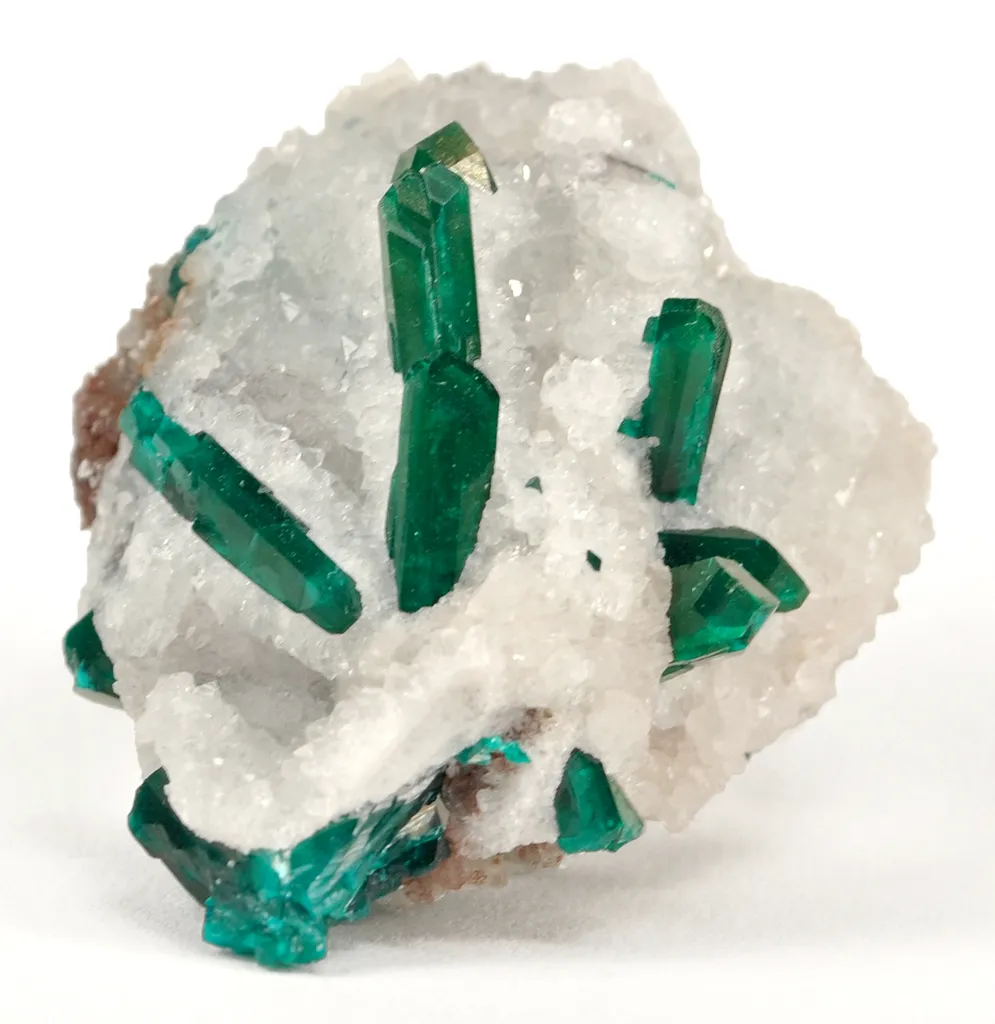 Dioptase on Quartz image