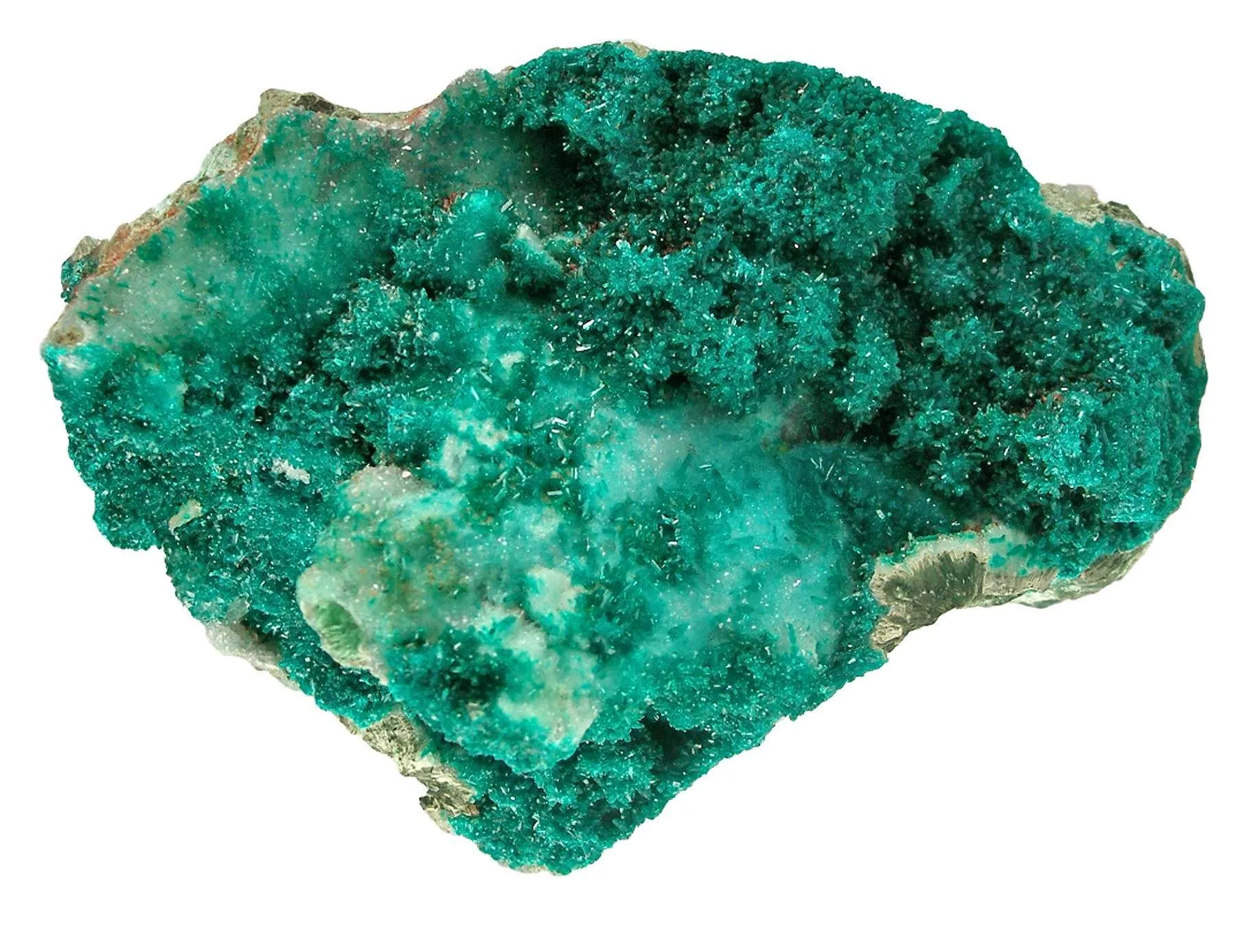 Dioptase on Quartz - image 1