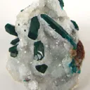 Dioptase on Quartz - image 2