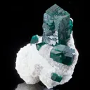 Dioptase on Quartz - image 3