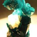 Dioptase on Quartz - image 3